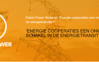 Banner Dutch Power Energiecoöperaties een onmisbare schakel