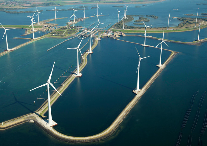 Windpark Krammer Deltawind en Zeeuwind. 60% lokaal eigendom van bewonerscollectief