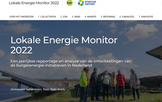 Lokale Energie Monitor 2022